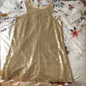 Gold Swinger Costume Dress